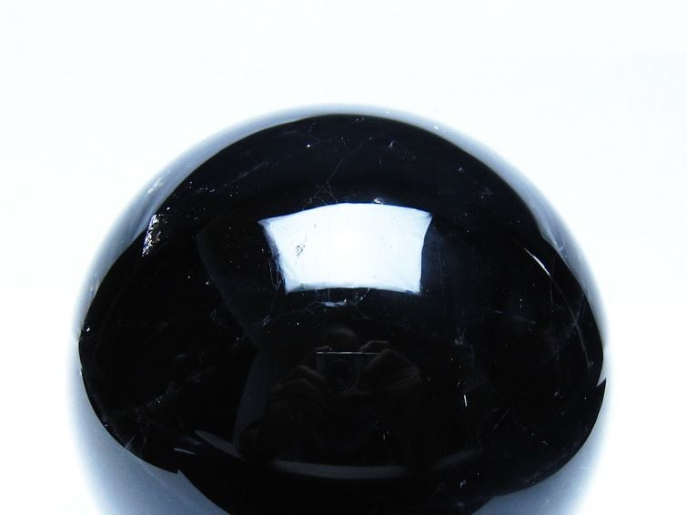 1.9Kg モリオン 黒水晶 丸玉 115mm スフィア 一点物 151-9409 | 天然石