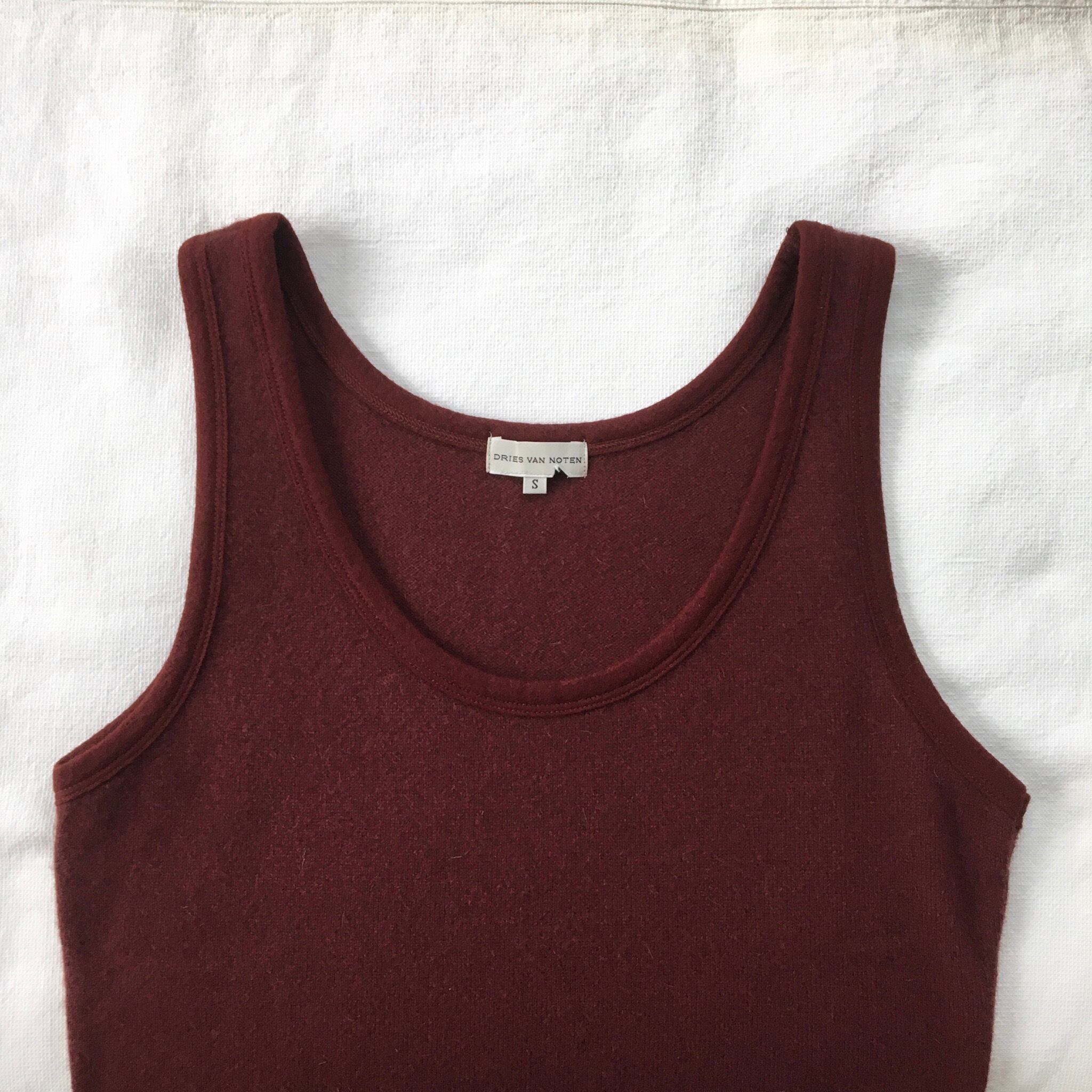 DRIES VAN NOTEN sleeveless knit top