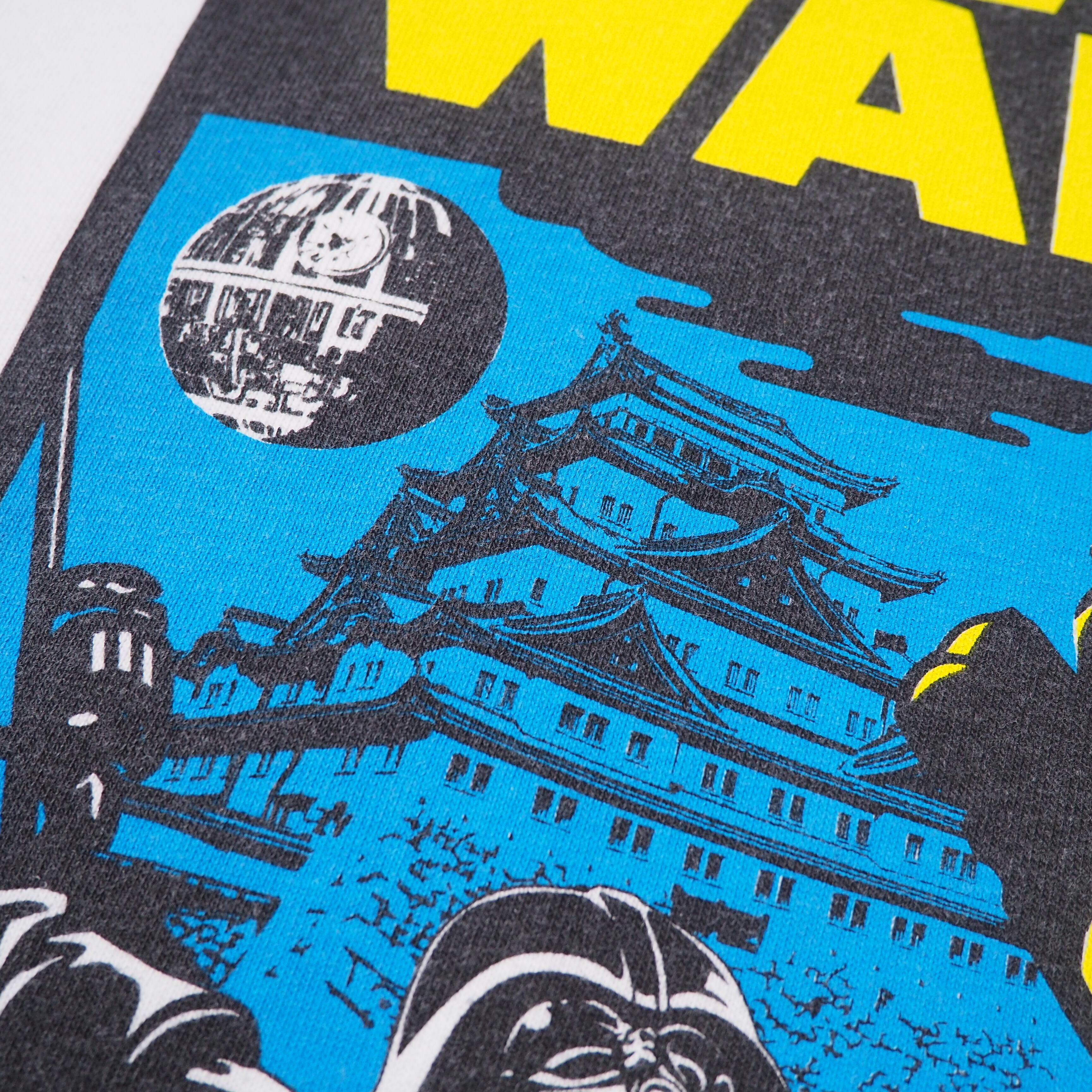 " STARWARS " Darth Vader vs Shachihoko printed White Tee