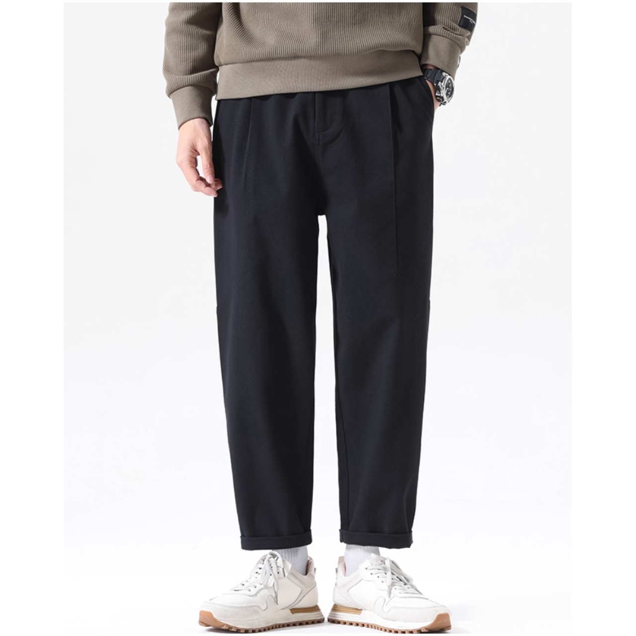 ワンタック テーパードパンツ af0333