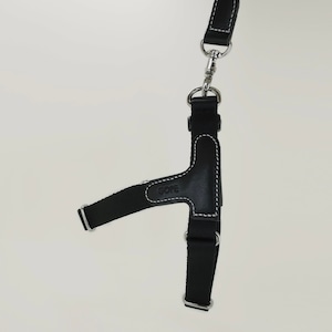 GOPE Leather Leash&Harness(ブラック)