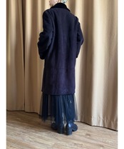 Talbots black fake mouton coat-5053-11