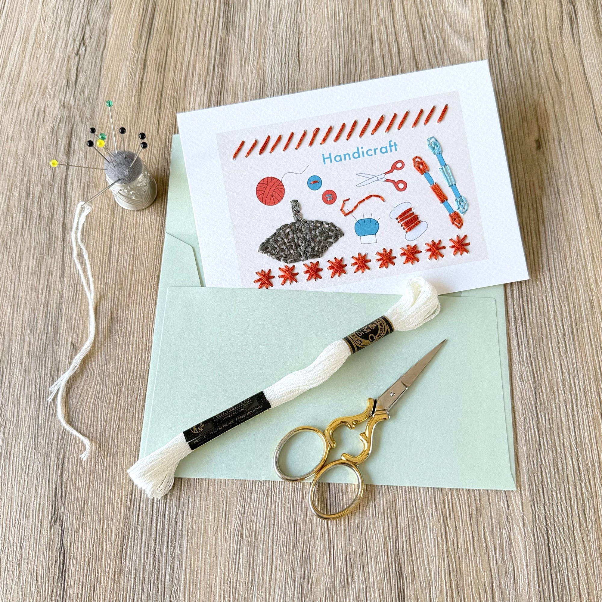 紙刺繍カードキット｜手芸道具 | Net store アンナとラパン