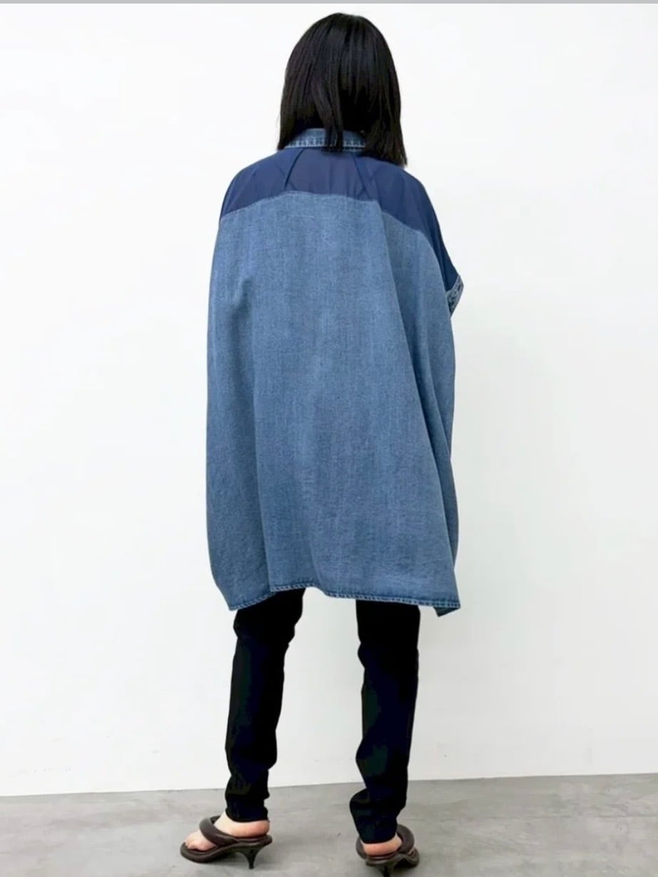 40％OFF SALE!!】CYNICAL(シニカル)テンセルデニム×ジョーゼットロング
