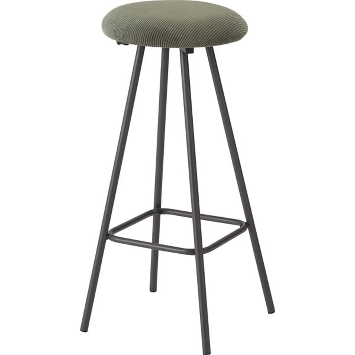 ハイスツール スツール 椅子 イス いす おしゃれ コーデュロイ スチール 軽量 軽い 丸型 丸椅子 円形 丸スツール カウンタースツール ラウンド アンティーク チェア モダン コーデュロイ 布