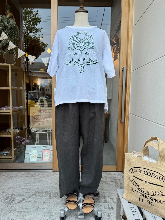 HEAVENLY  リネンリラックステーパードパンツ