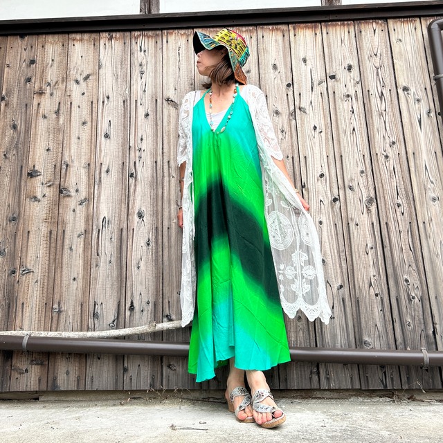 グラデーションキャミワンピース