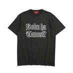 BOKU HA TANOSII ／ ボクタノTee OLD ENGLISHロゴ "スミクロ×グレー"