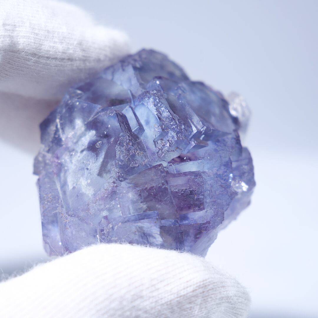 ヤオガンシャン産 フローライト クォーツ 共生 / 原石 標本【H_6