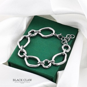 Geometric Chain Bracelet [Silver]