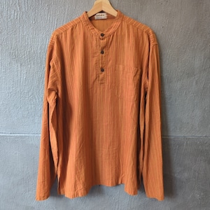 ［USED］70〜80s fabindia Cotton Stripe Shirt  44