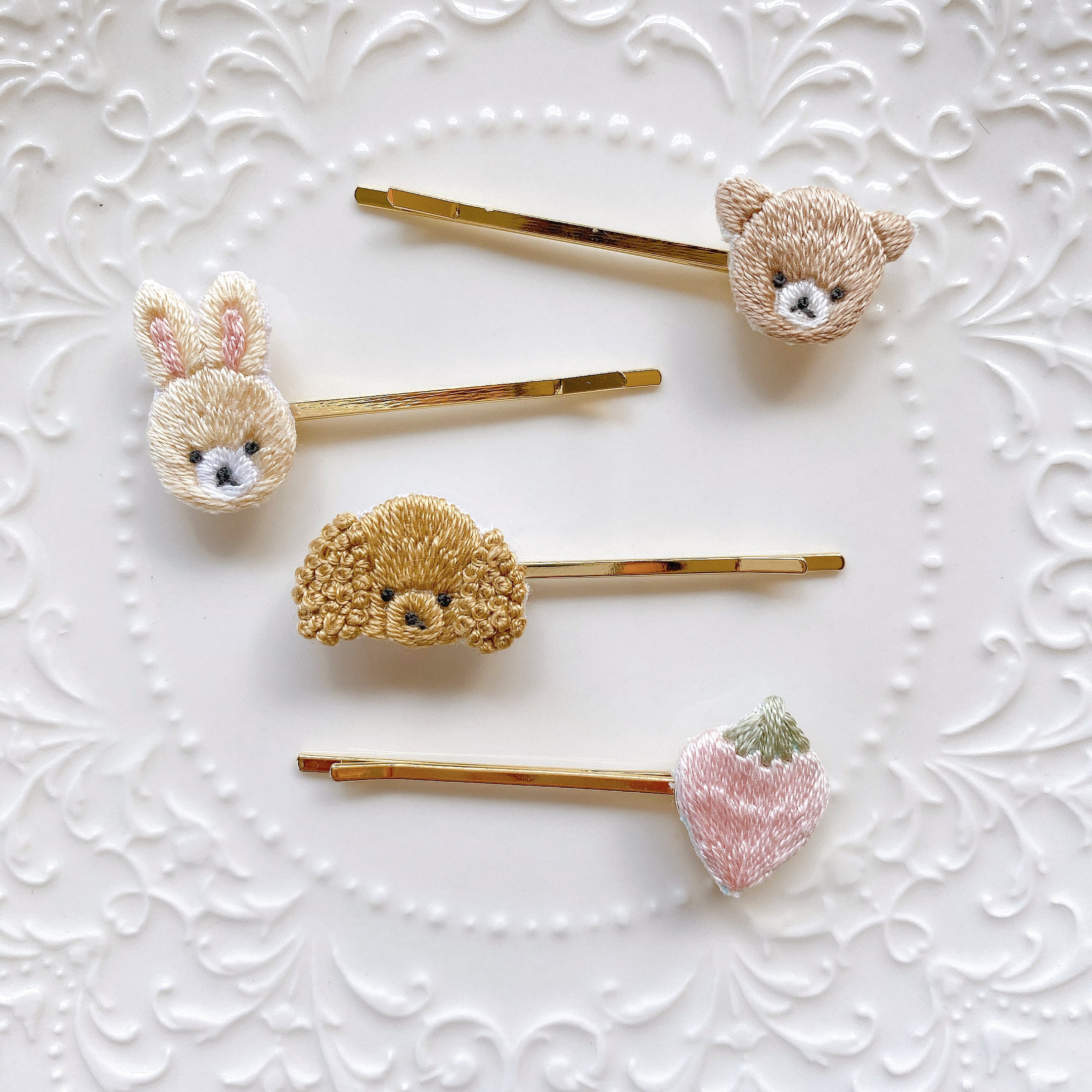 どうぶつのヘアピンセット | mell