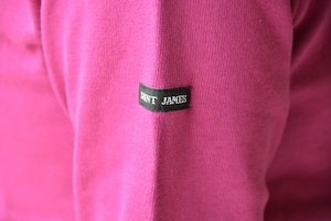 セントジェームス SAINT JAMES 無地ボートネックシャツ(OUESSANT)ORCHIDEE【レターパックプラス可】