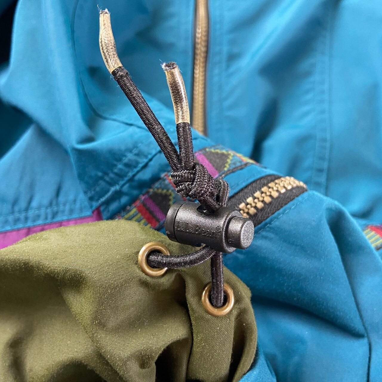 90年代 USA製 L.L.Bean エルエルビーン チロリアンテープ ナイロン 