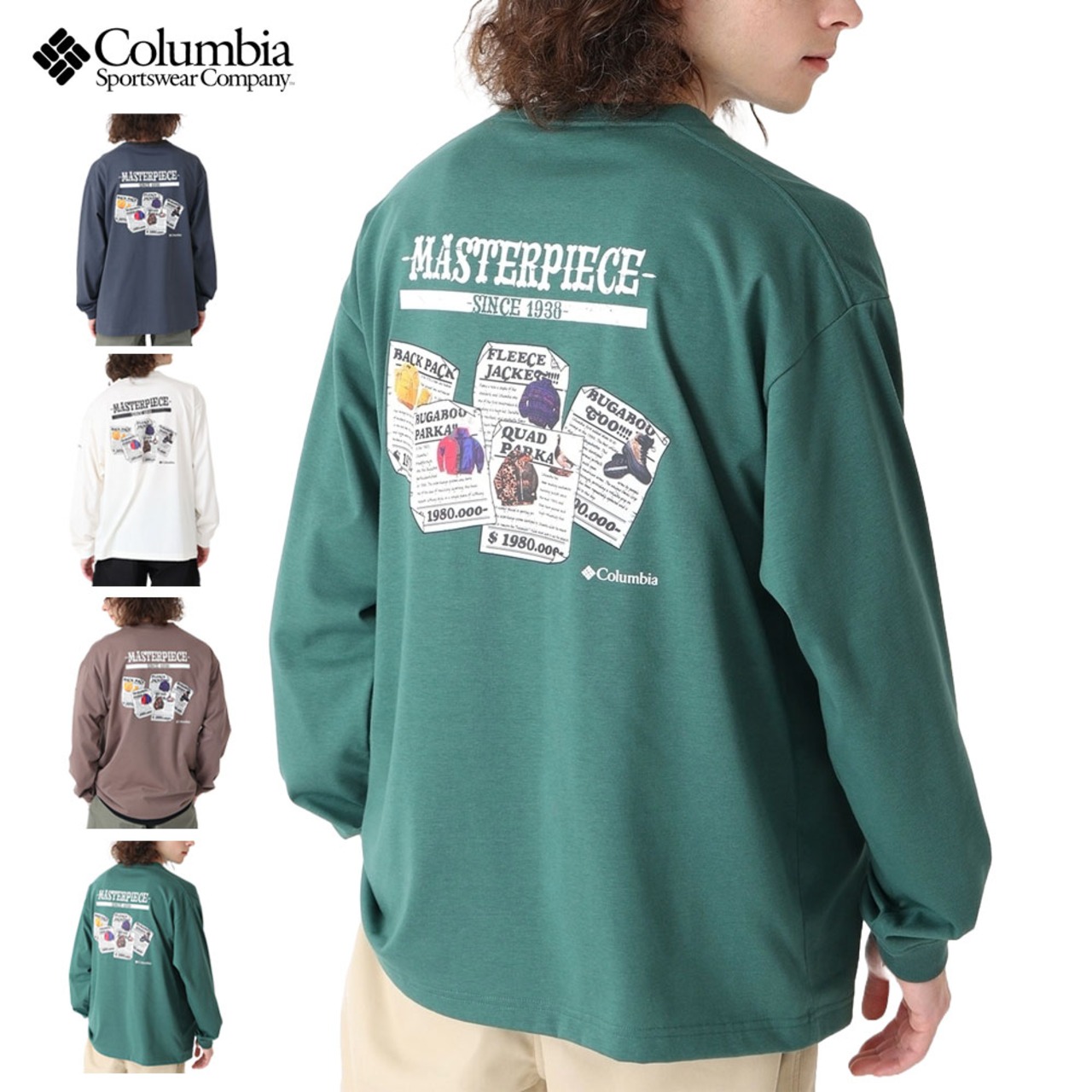 コロンビア Columbia 長袖Tシャツ フォートモーニンググラフィックロングスリーブティー Fortmorning Graphic L/S Tee PM0578
