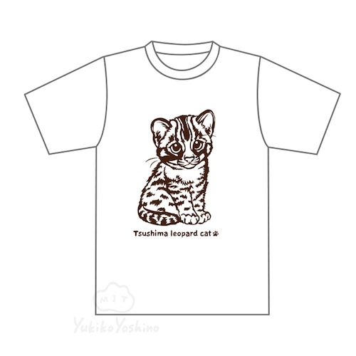 オーガニックコットンTシャツ【こねこ】