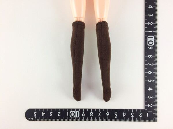 ドールアクセサリ 1/6 女性用 靴下 ストッキング 茶 BS127 - 画像2