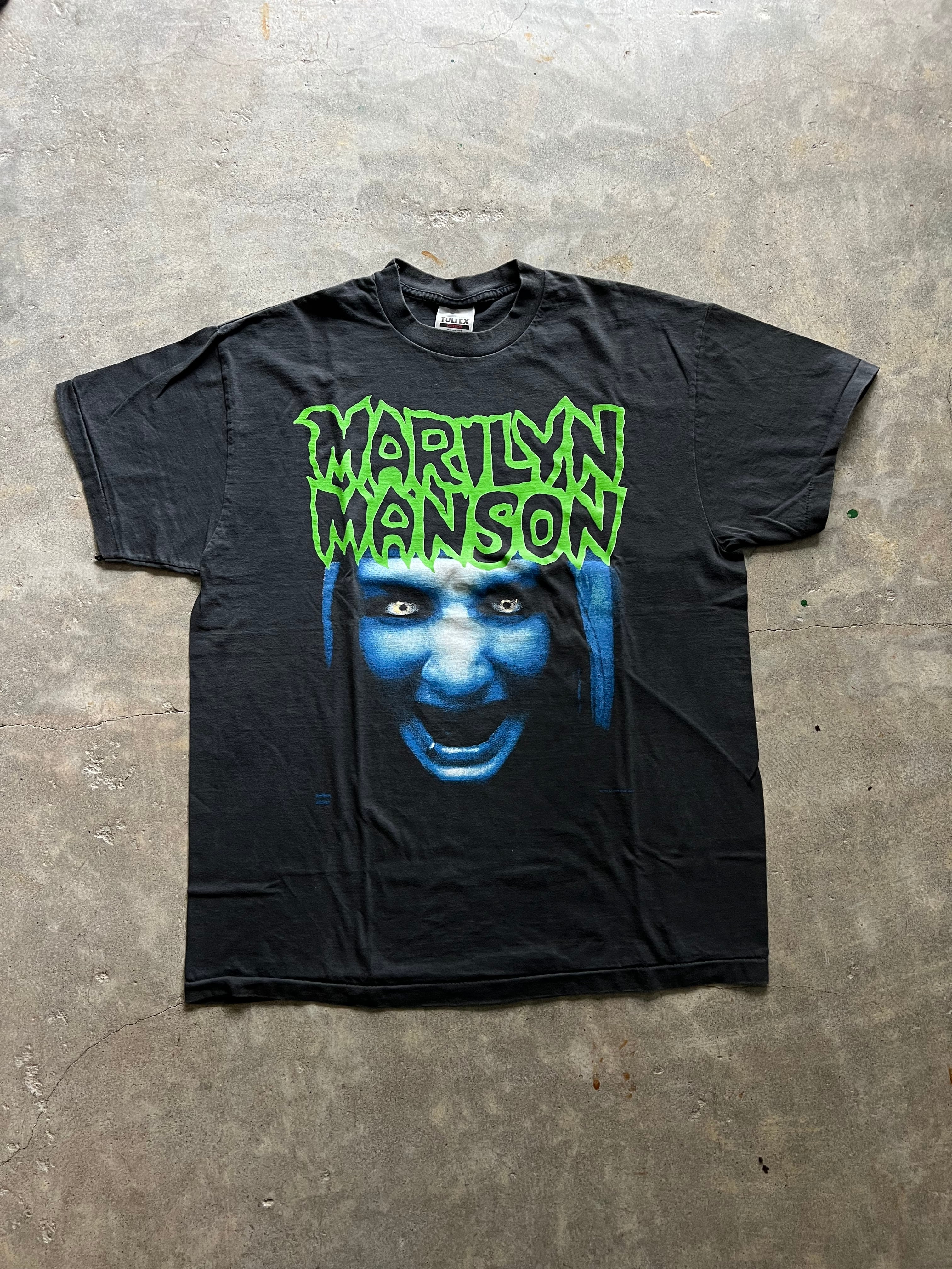 MARILYN MANSON マリリンマンソン Tシャツ TULTEX XL 黒 | Léon Shinjuku