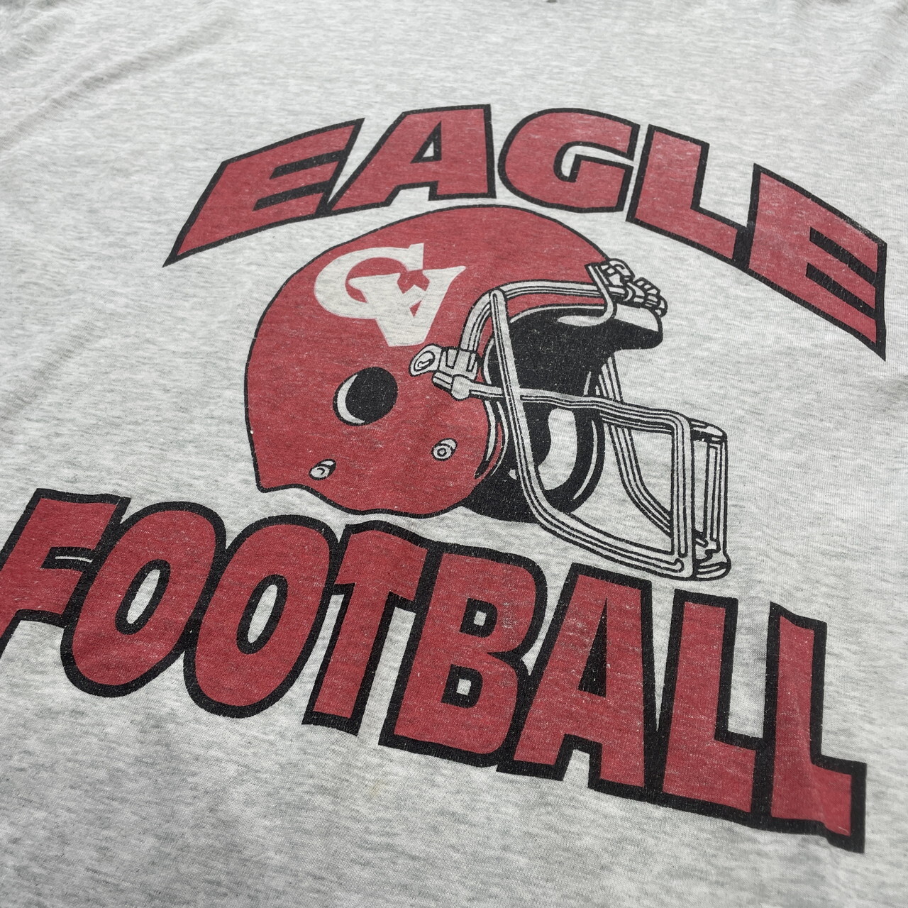 90年代 USA製 EAGLE FOOTBALL アメフト カレッジチームロゴ プリント T 