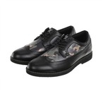 M Camo Wing Tip Brogue Shoes