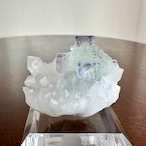 フローライト / クォーツ【Fluorite with Quartz】中国産