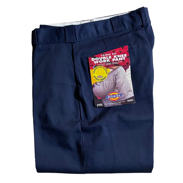 デ*ト様 Dickies ダブルニー　ワークパンツ デッドストックBK W32L 楽天市場】ディッキーズ Dickies LOOSE FIT Double Knee WORK