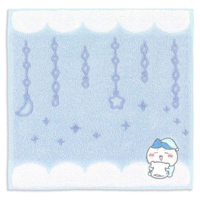 ちいかわ タオルハンカチ むにゃむにゃ ハチワレ(5604261)