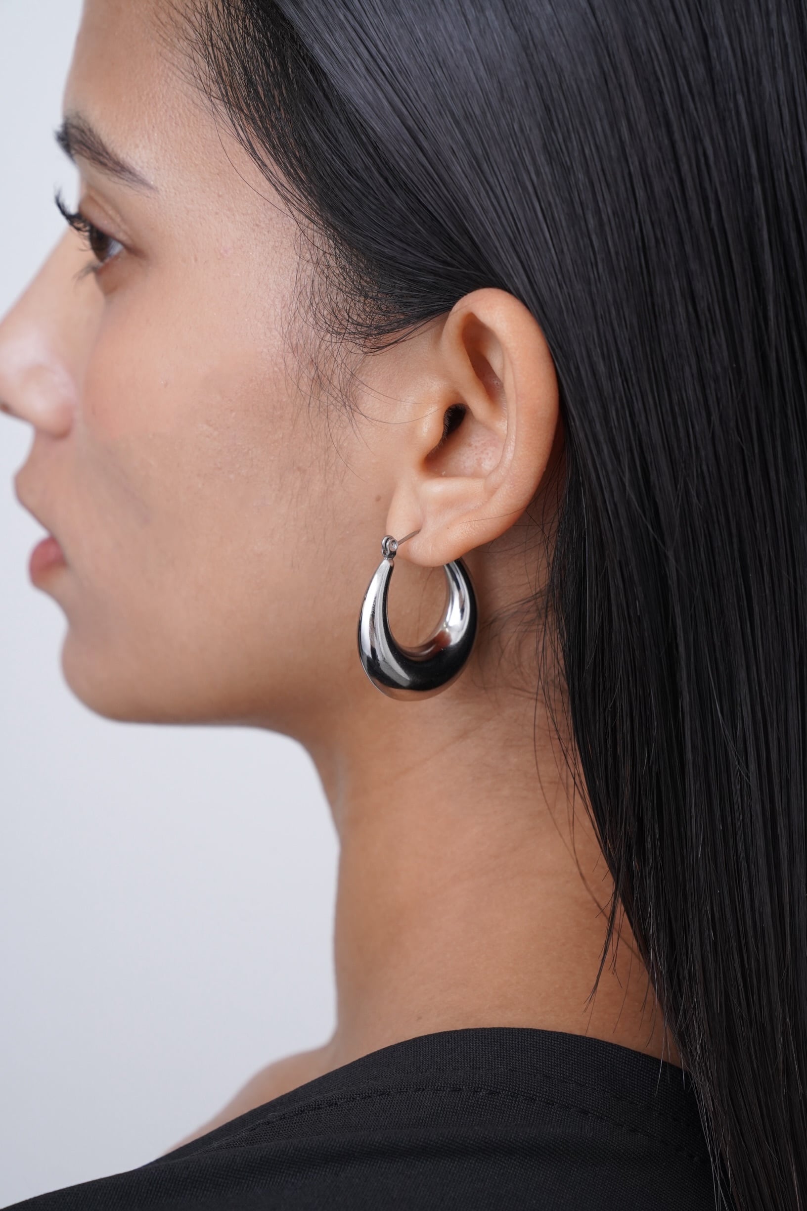 316L Shape pierce［silver］#p106 | namuel