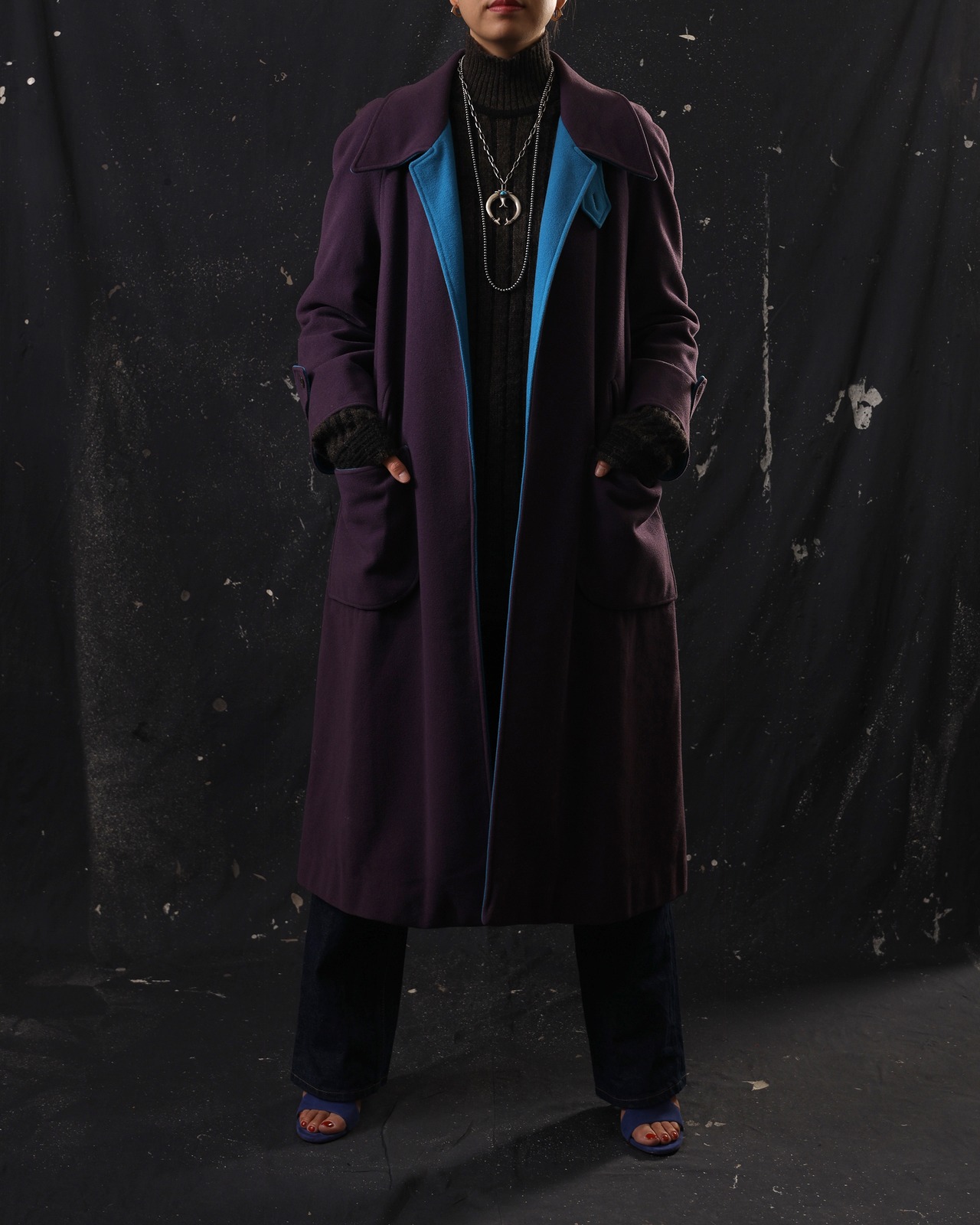 1980's Chloe / Color Block Coat