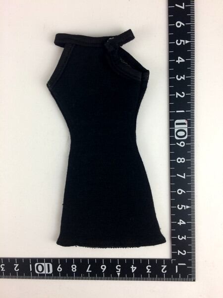 ドール服 1/6 女性用27 スパンコールドレス BLACK SILVER VG - 画像2