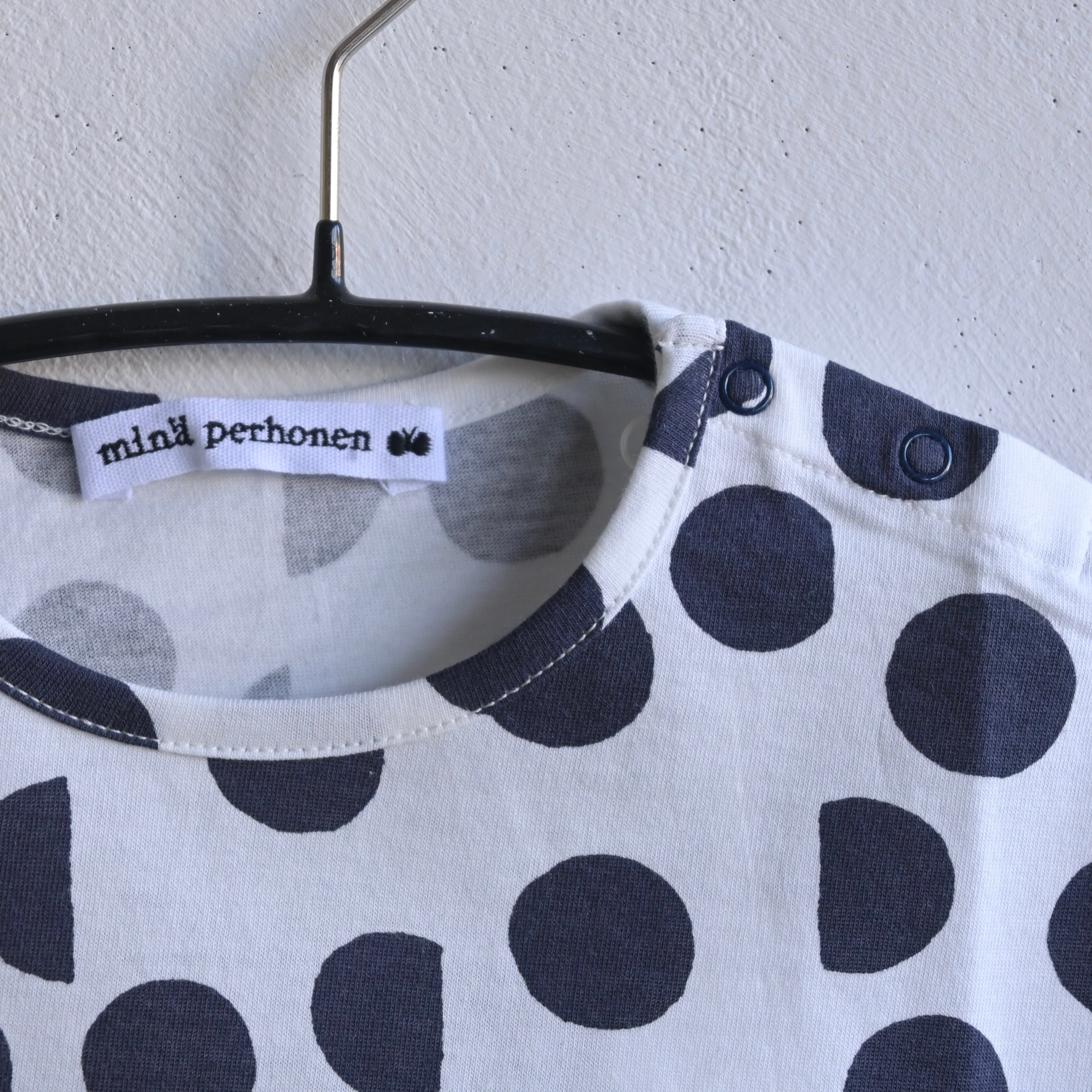 mina perhonen 2022SS》palkeet カットソー / white / 110-140cm