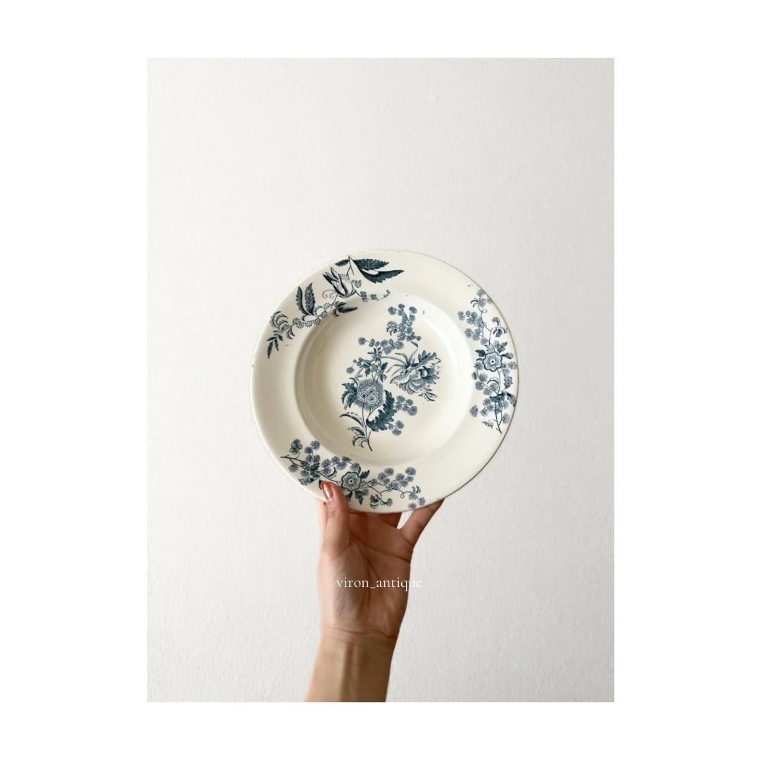 Longwy ロンウィー / “YCHO” ボタニカルな深皿プレート