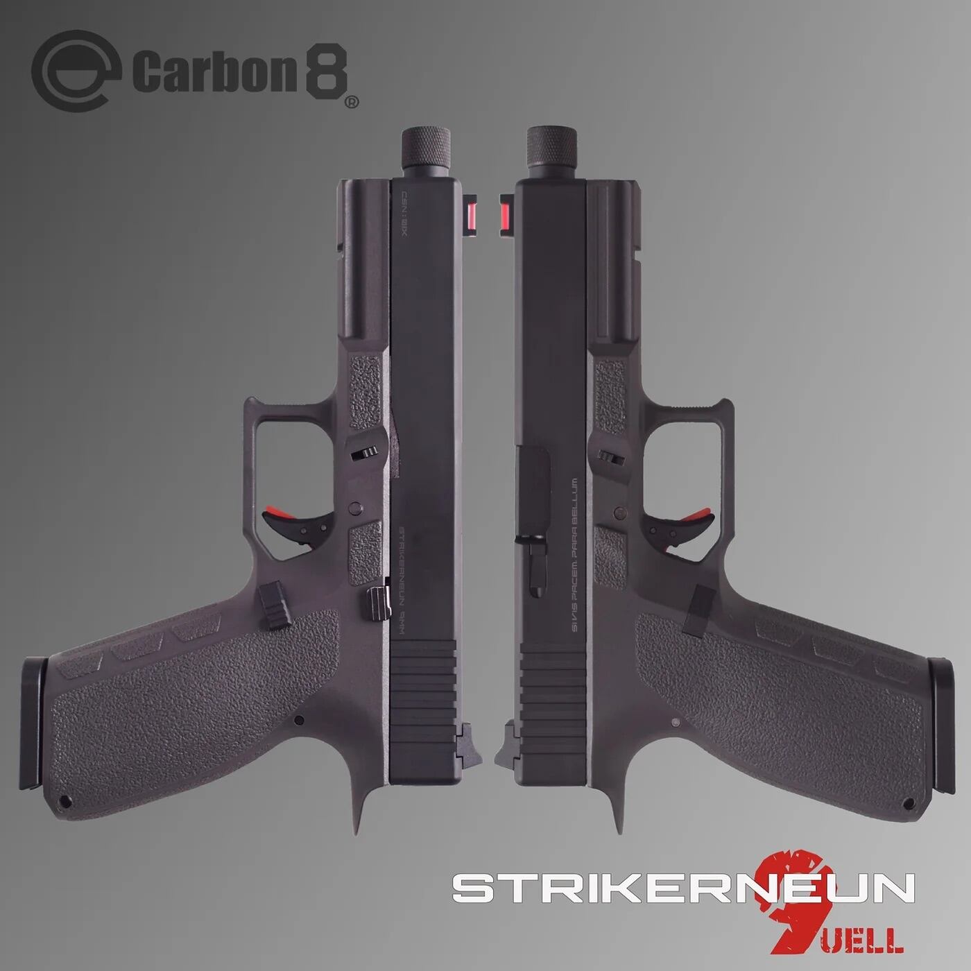 【全商品オープニング価格 特別価格】 完全限定生産】Carbon8 STRIKER-9Q - QUELL- CO2 ブローバック トイガン