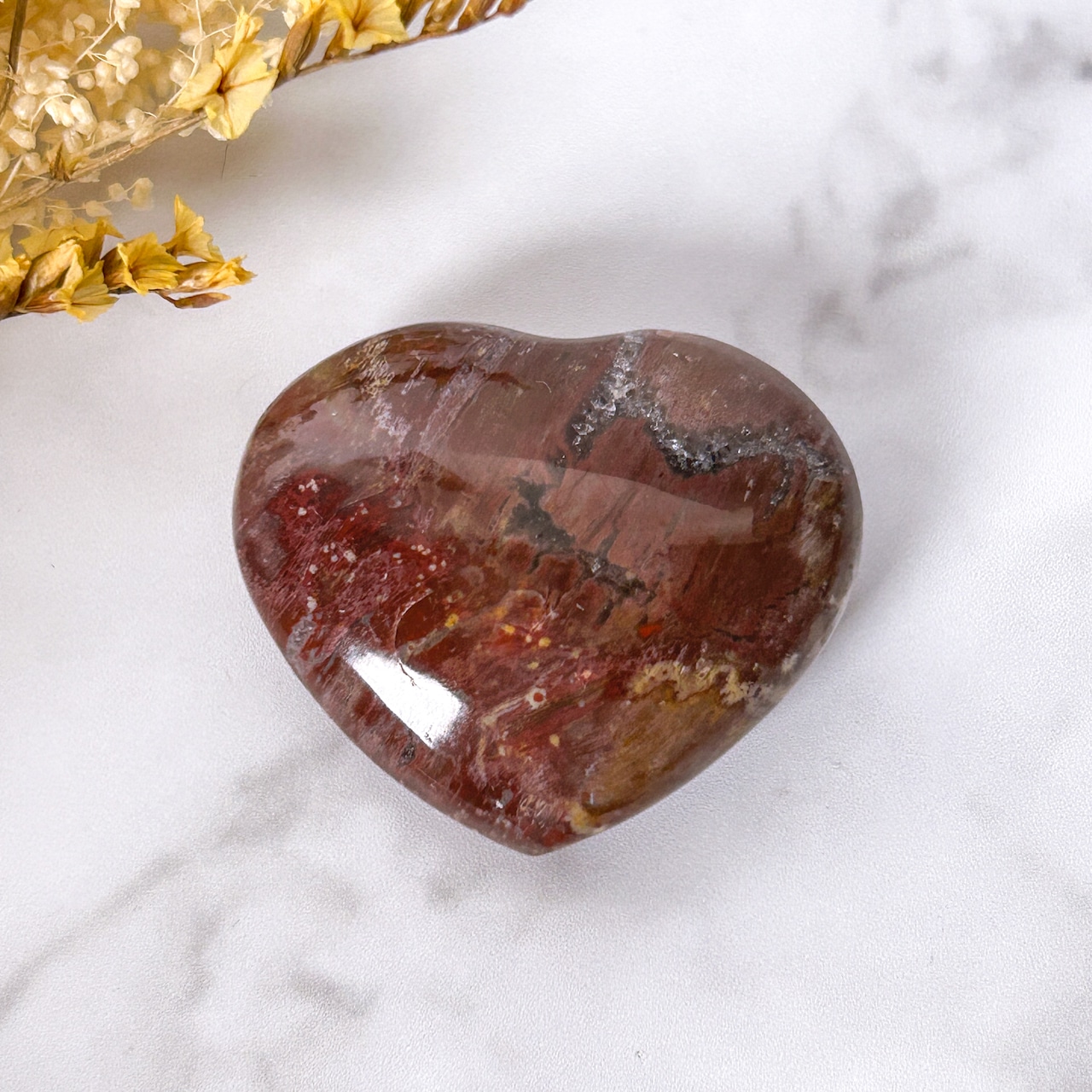 ペトリファイドウッド(珪化木) ハート