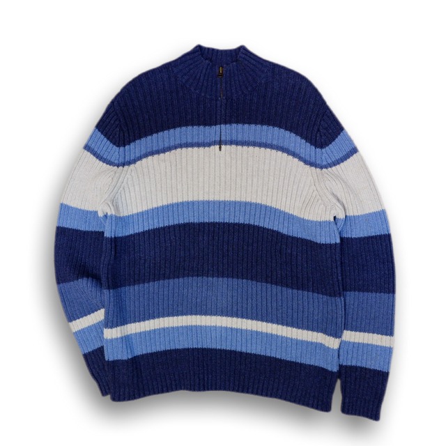 Lands’ End Border Sweater