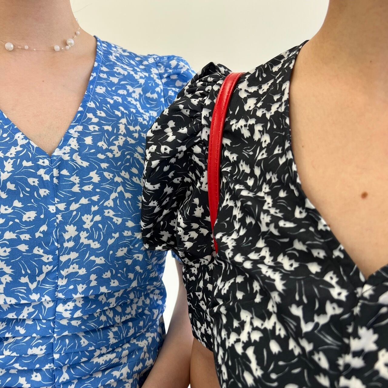 puff shoulder gather flare long dress_LN01349