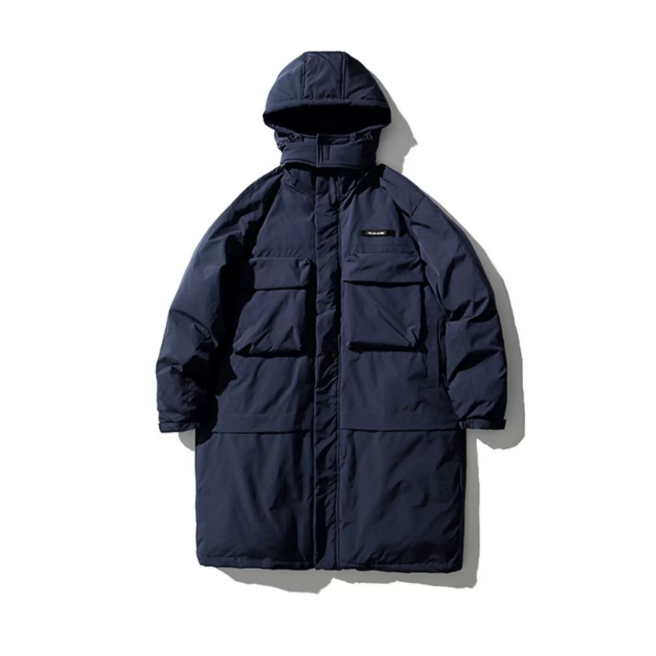 フーデッドロングダウンコート vi1697