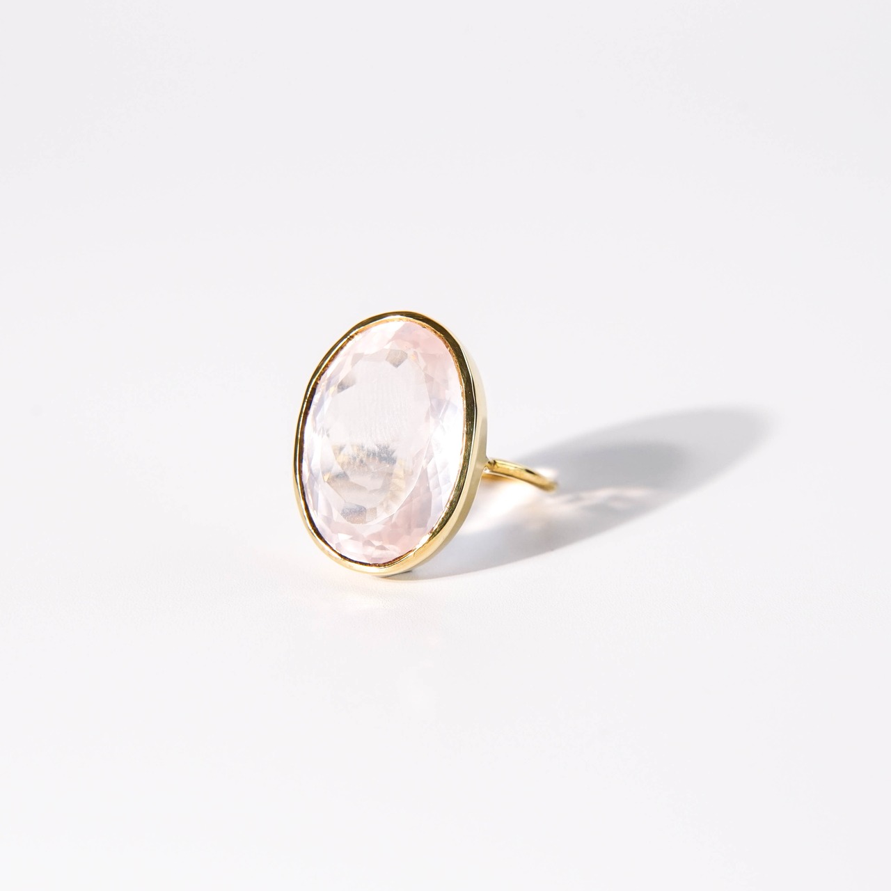 【15号】ローズクォーツ リング（グラン）