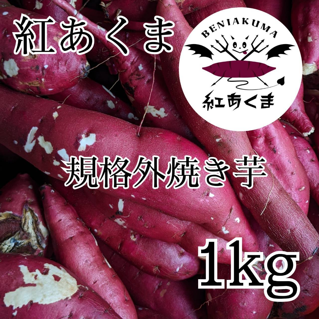 規格外　1kg　紅あくま】焼き芋　四季oriori
