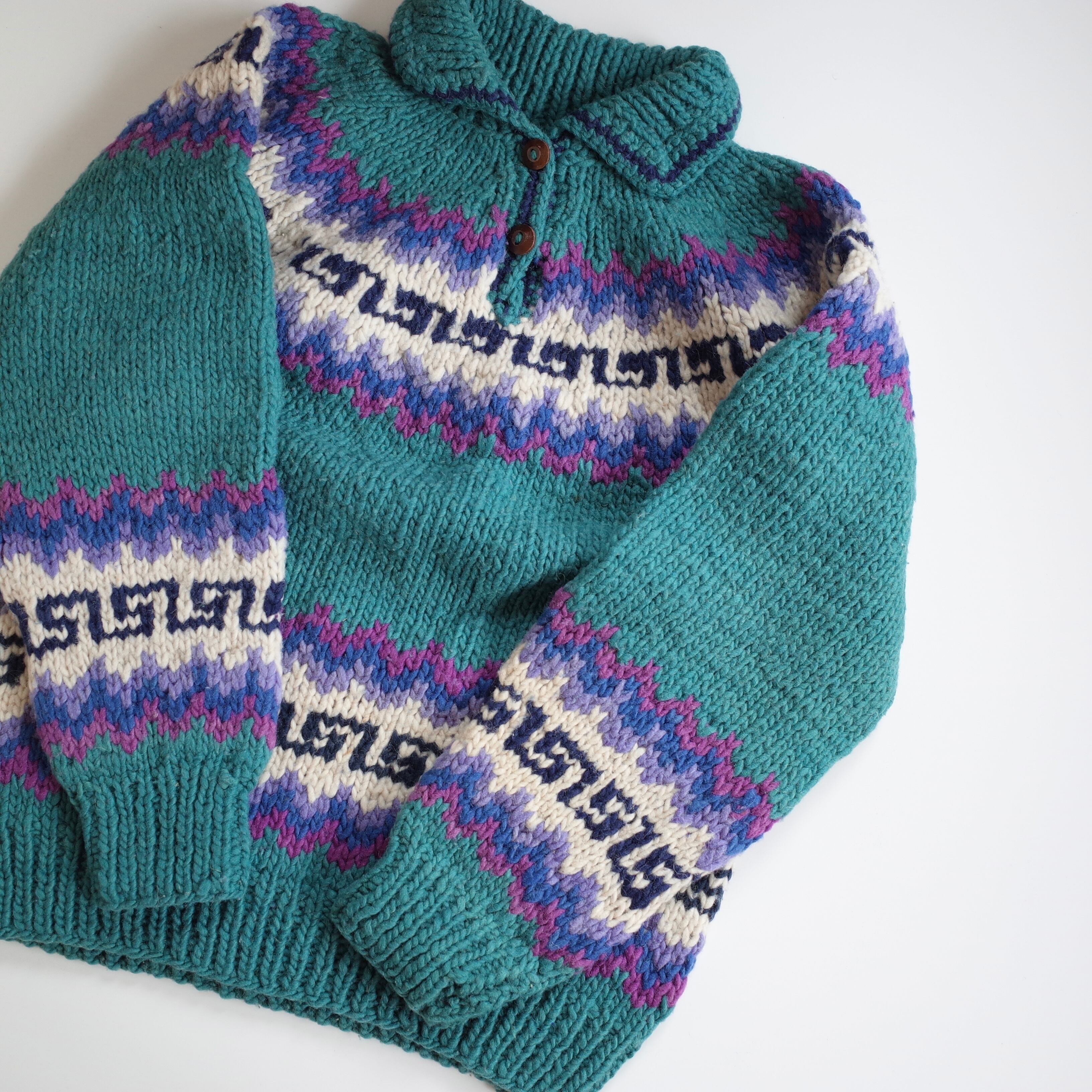 Euro vintage hand knit sweater | select zakka & vintage clothing port.  powered by BASE