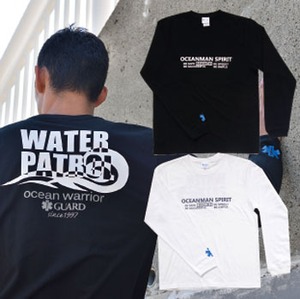 GUARD ガード 長袖 ヘビーウェイトロングＴシャツ WATER PATROL オーシャンマン ls-199 メンズ アウトドア レスキュー