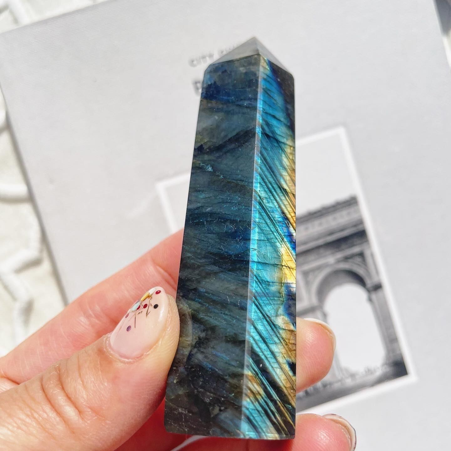 Labradorite Point 3