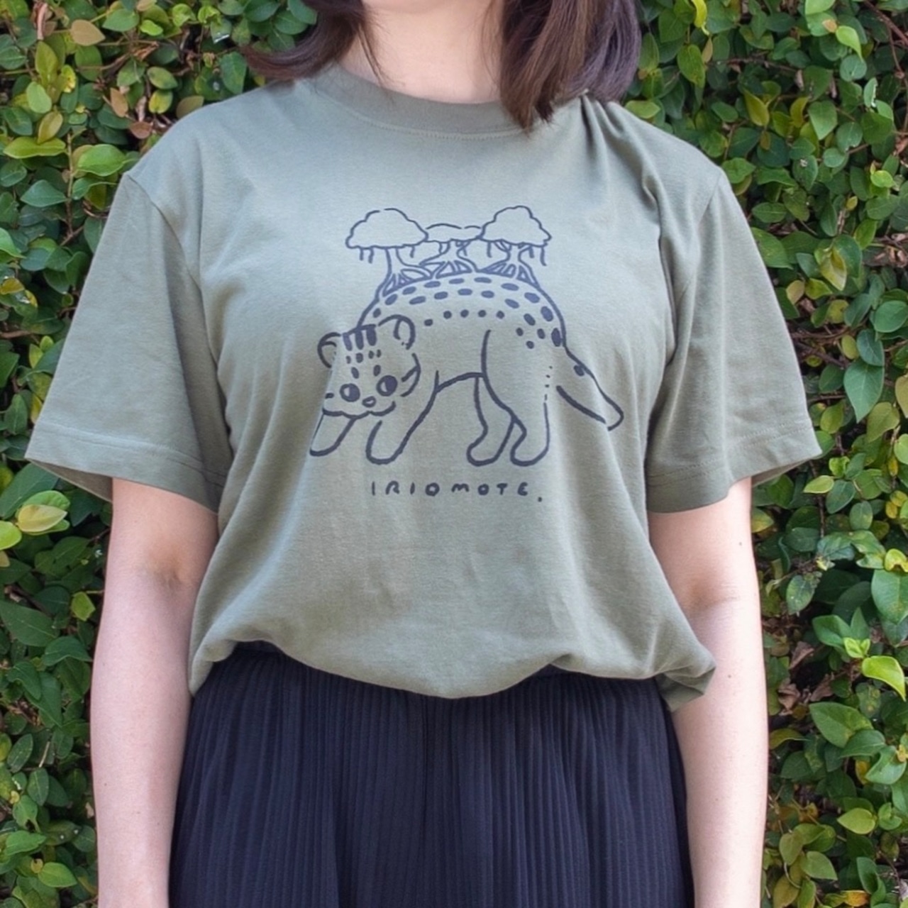 ハマダ豆丸デザイン　イリオモテTシャツ