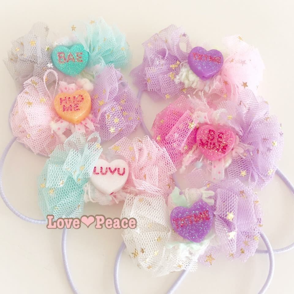 光る☆キャンディみたいなヘアゴム⭐　レモネード 光る☆キャンディみたいなヘアゴム⭐ レモネード 光る☆キャンディ