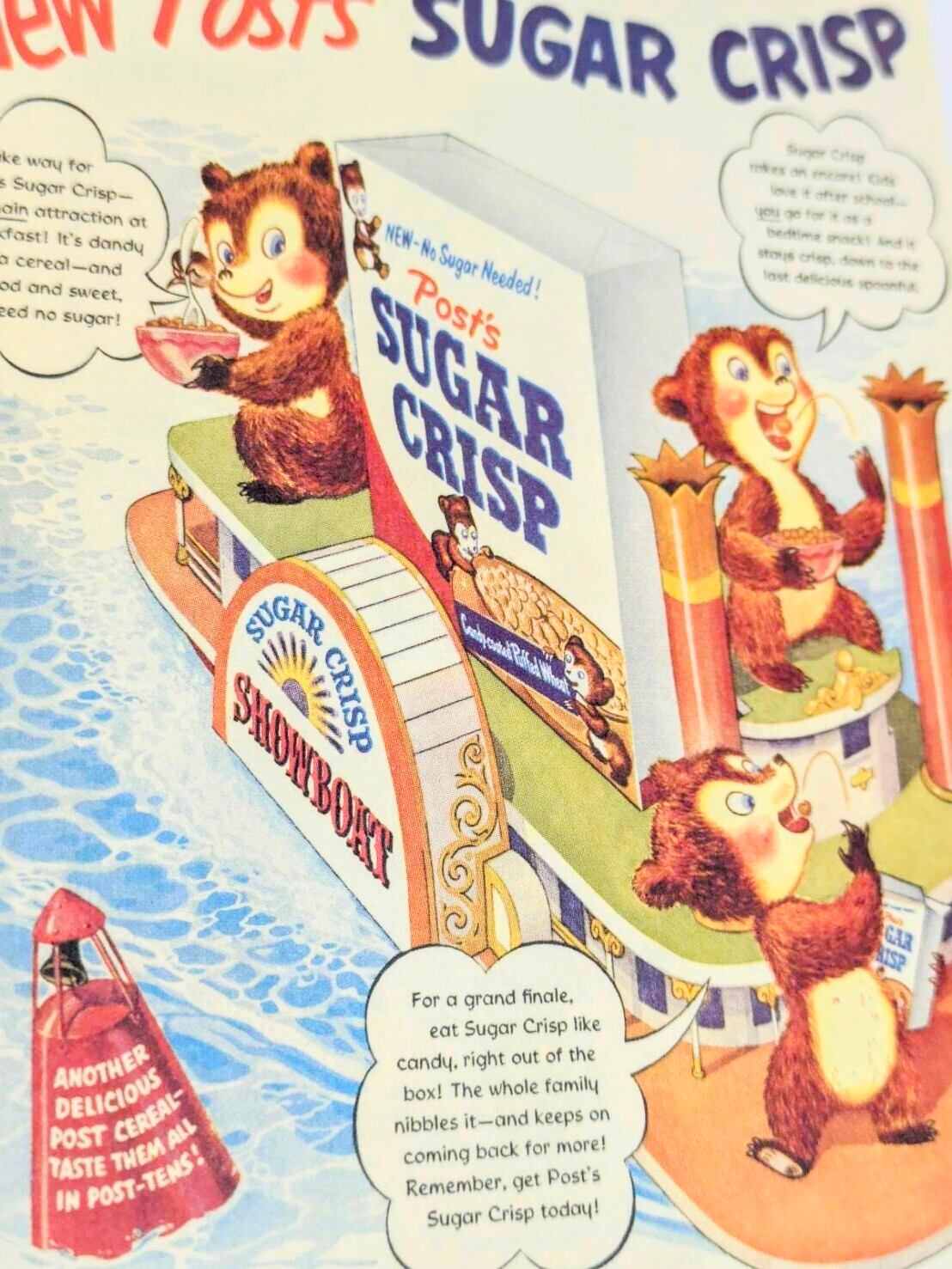 SUGAR CRISP（ シュガークリスプ ）】 こぐま / 船 POST CARD ポスト