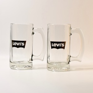 Vintage Levi's Advertising Soda&Beer Glass