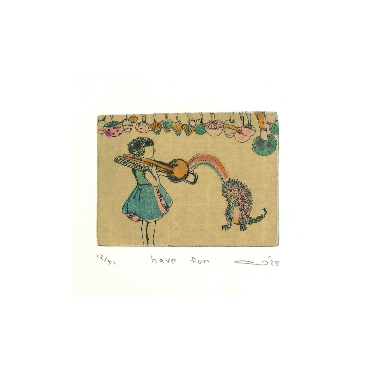 イシイアツコ　ATSUKO ISHII 銅版画 銅版画：イシイアツコ「i know you」 | ON SUNDAYS