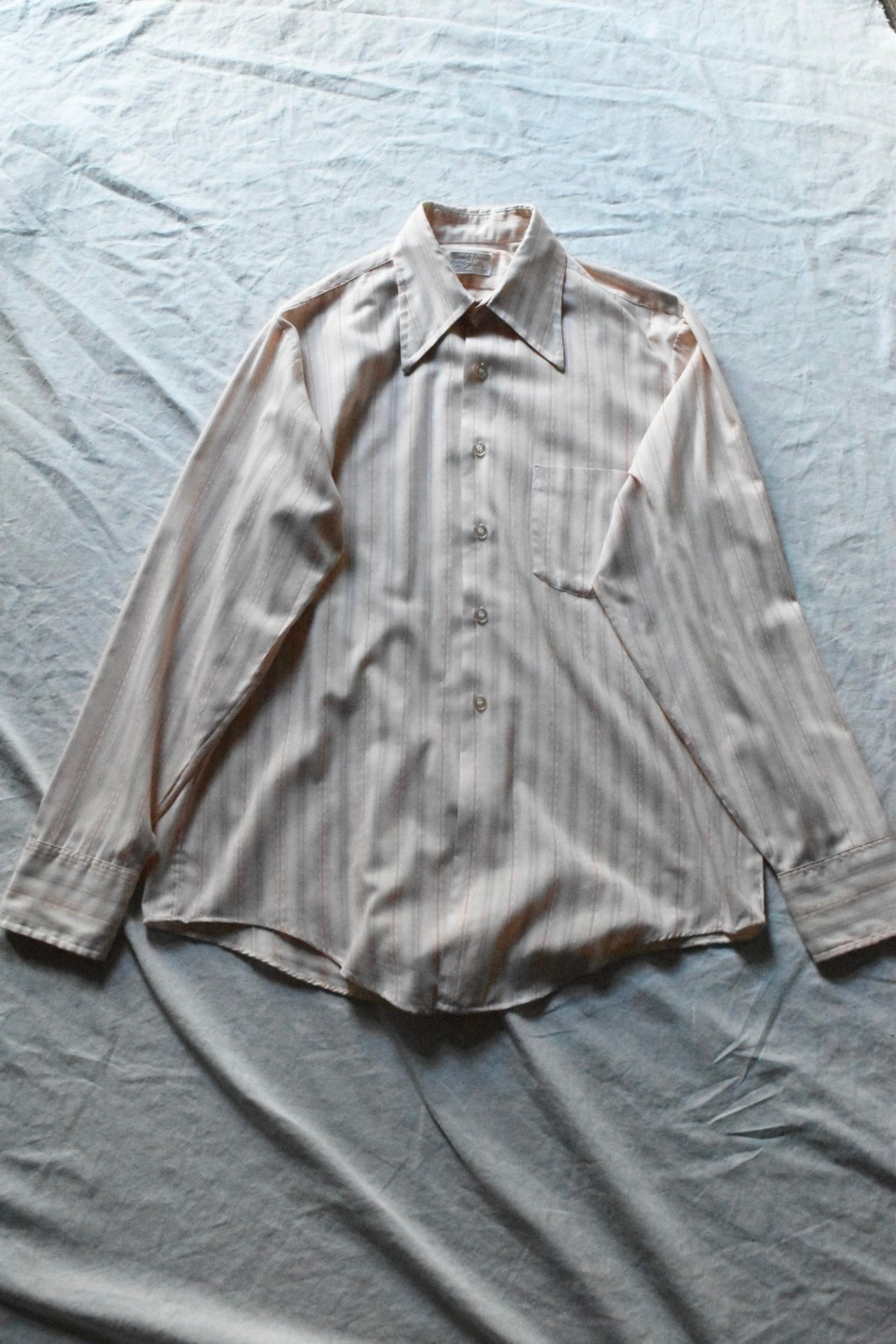 1970s Cream stripe shirt