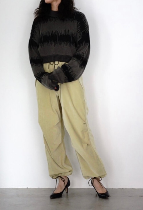 FILLTHEBILL velor military easy pants