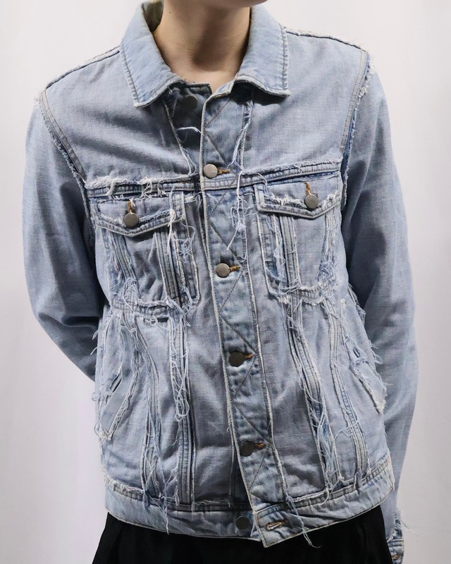 【Maison Margiela×H&M】fringe design denim jacket